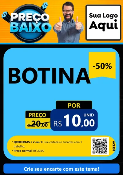 Modelo de Cartaz para Cartaz A4 Vertical