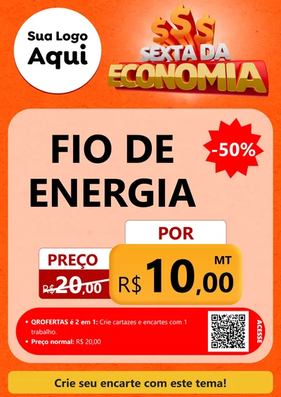 Modelo de Cartaz para Cartaz A4 Vertical