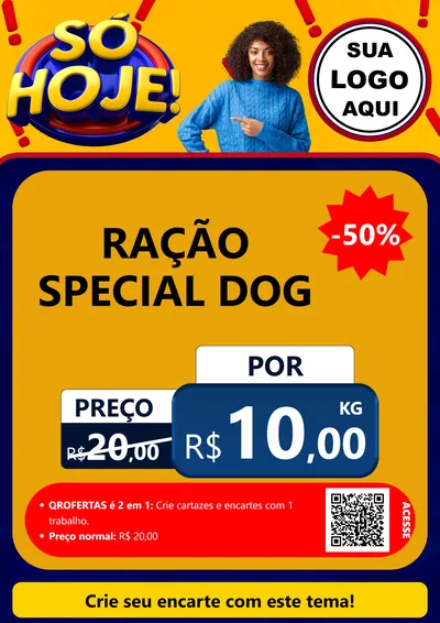Modelo de Cartaz para Cartaz A4 Vertical