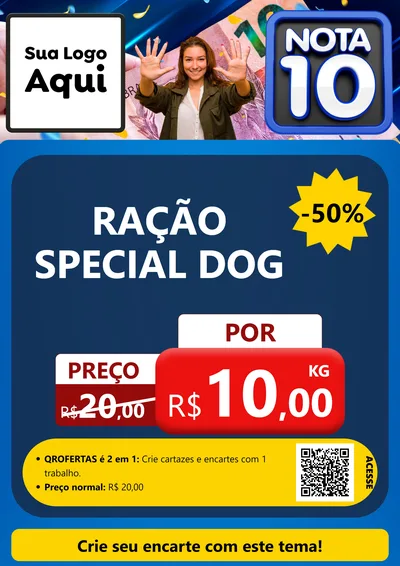 Modelo de Cartaz para Cartaz A4 Vertical