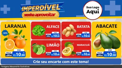 Modelo de TV para TV Horizontal com o tema Imperdível para Hortifrúti