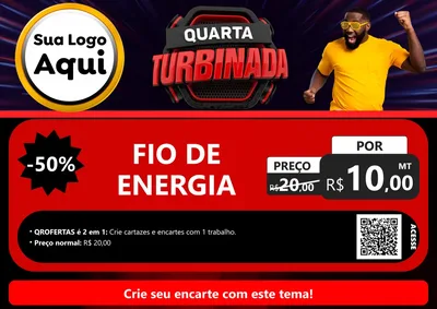 Modelo de Cartaz para Cartaz A4 Horizontal