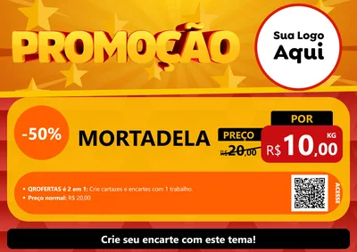 Modelo de Cartaz para Cartaz A4 Horizontal