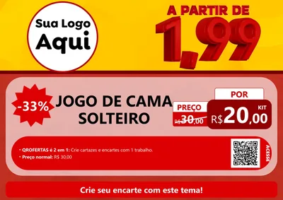 Modelo de Cartaz para Cartaz A4 Horizontal