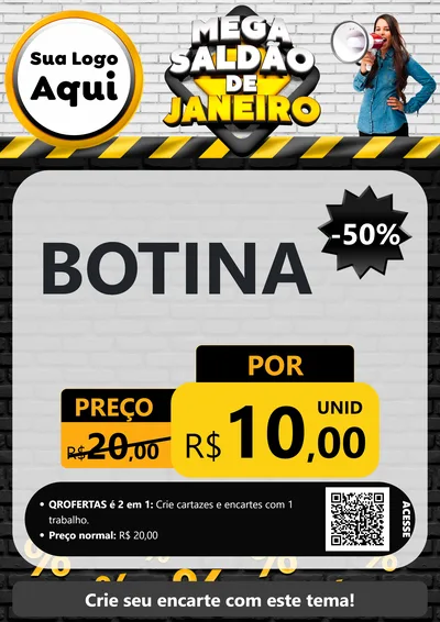 Modelo de Cartaz para Cartaz A4 Vertical