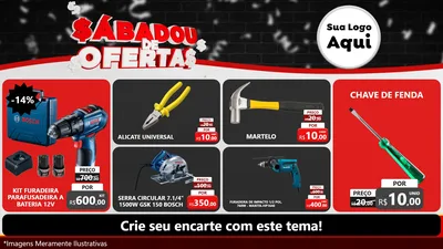 Modelo de TV para TV Horizontal com o tema Sabadou de Ofertas para Maquinas e Ferramentas
