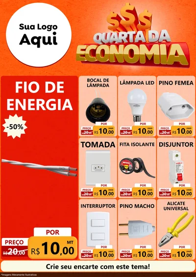 Modelo de Encarte para Encarte A4 Vertical