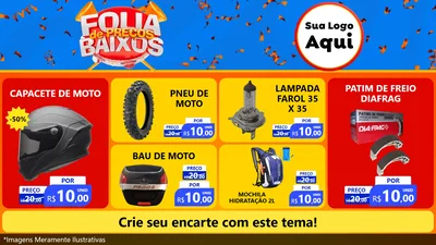 Modelo de TV para TV Horizontal com o tema Folia de Preços Baixos para Moto peças