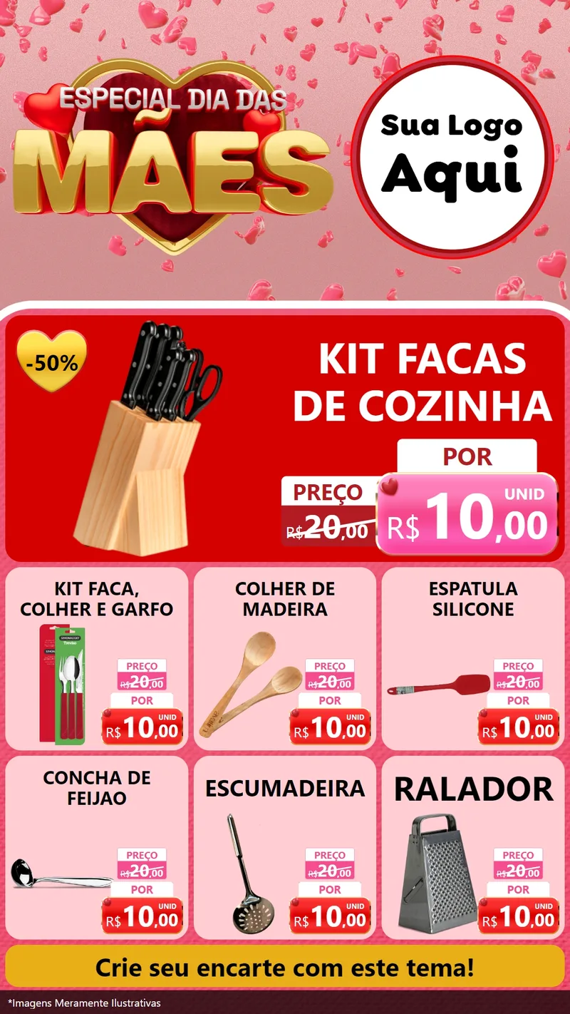 Modelo de Rede Social para Stories com o tema Especial Dia Das Mães para Utilidades Domésticas