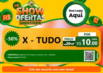 Modelo de Cartaz para Cartaz A4 Horizontal