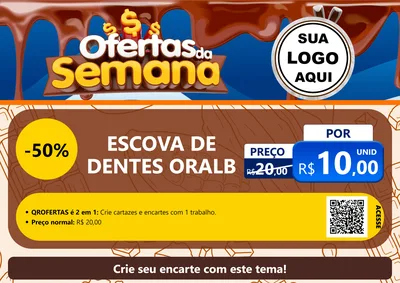 Modelo de Cartaz para Cartaz A4 Horizontal com o tema Ofertas da Semana - Páscoa para Higiene Pessoal