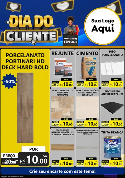 Modelo de Encarte para Encarte A4 Vertical