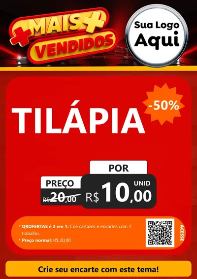 Modelo de Cartaz para Cartaz A4 Vertical