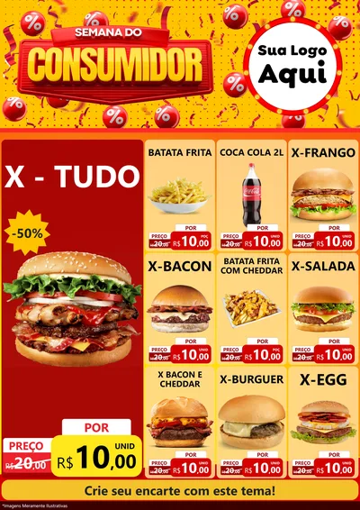 Modelo de Encarte para Encarte A4 Vertical