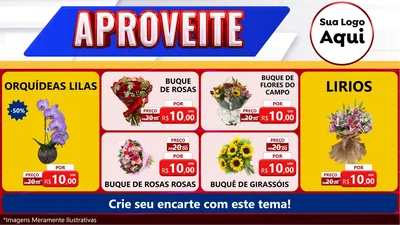 Modelo de TV para TV Horizontal com o tema Aproveite para Floricultura e jardim