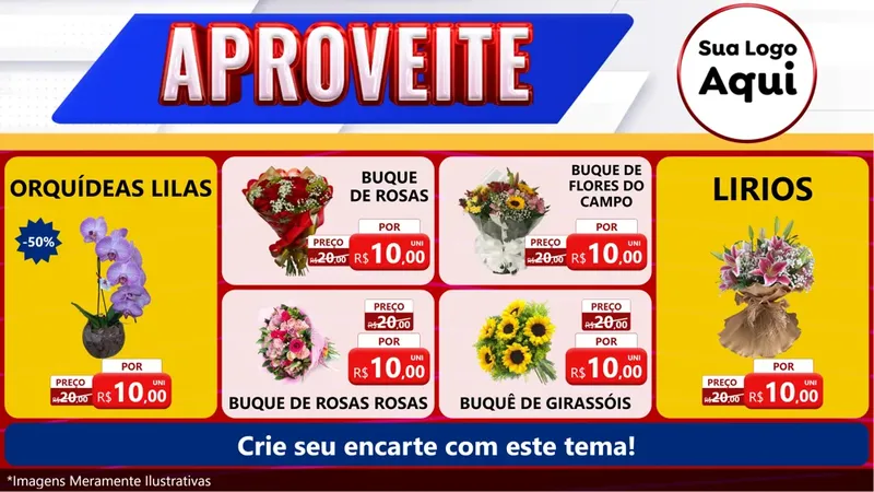 Modelo de TV para TV Horizontal com o tema Aproveite para Floricultura e jardim