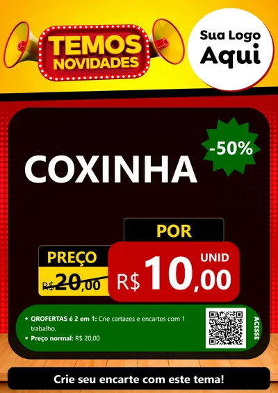 Modelo de Cartaz para Cartaz A4 Vertical