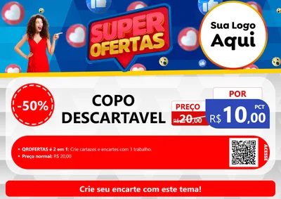 Modelo de Cartaz para Cartaz A4 Horizontal