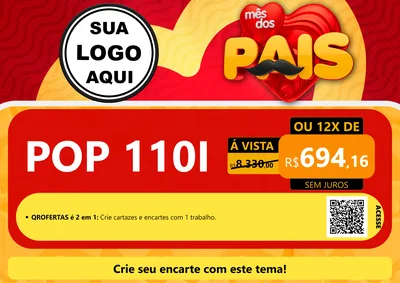 Modelo de Cartaz para Cartaz A4 Horizontal
