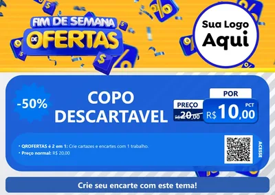 Modelo de Cartaz para Cartaz A4 Horizontal