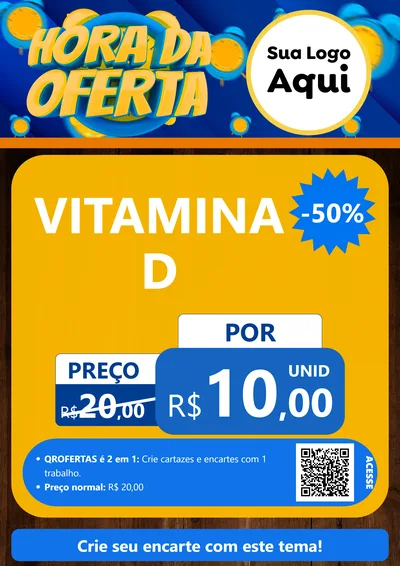 Modelo de Cartaz para Cartaz A4 Vertical