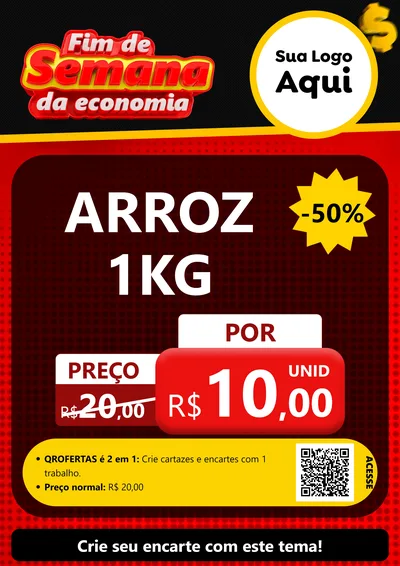 Modelo de Cartaz para Cartaz A4 Vertical