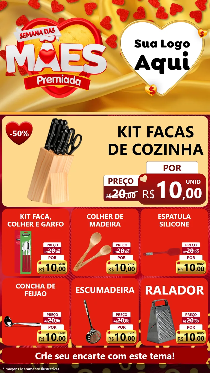 Modelo de Rede Social para Stories com o tema Semana das Mães Premiada para Utilidades Domésticas
