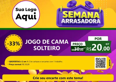Modelo de Cartaz para Cartaz A4 Horizontal