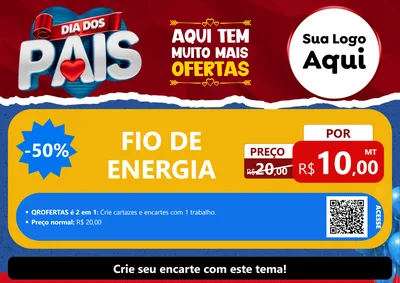 Modelo de Cartaz para Cartaz A4 Horizontal