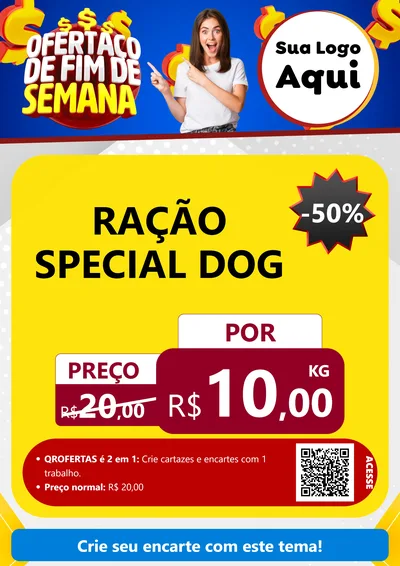 Modelo de Cartaz para Cartaz A4 Vertical