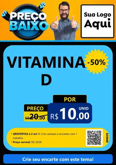 Modelo de Cartaz para Cartaz A4 Vertical