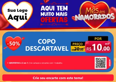 Modelo de Cartaz para Cartaz A4 Horizontal