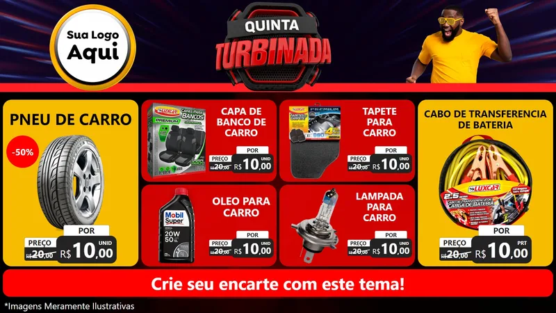 Modelo de TV para TV Horizontal com o tema Quinta Turbinada para Auto peças