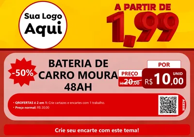 Modelo de Cartaz para Cartaz A4 Horizontal