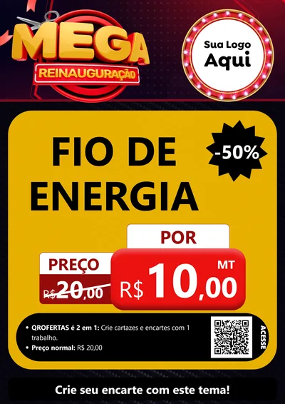 Modelo de Cartaz para Cartaz A4 Vertical