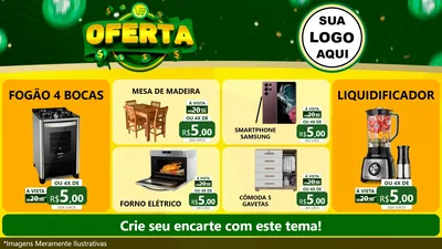 Modelo de TV para TV Horizontal com o tema Oferta para Móveis e Eletro