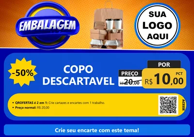 Modelo de Cartaz para Cartaz A4 Horizontal