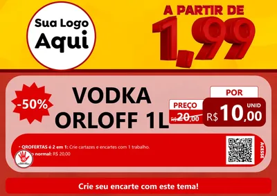 Modelo de Cartaz para Cartaz A4 Horizontal