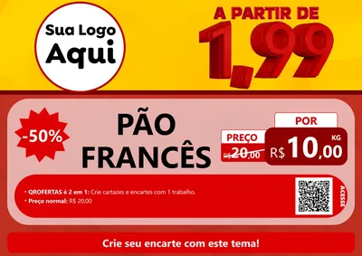 Modelo de Cartaz para Cartaz A4 Horizontal