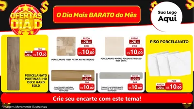 Modelo de TV para TV Horizontal com o tema Dia D para Pisos e revestimentos