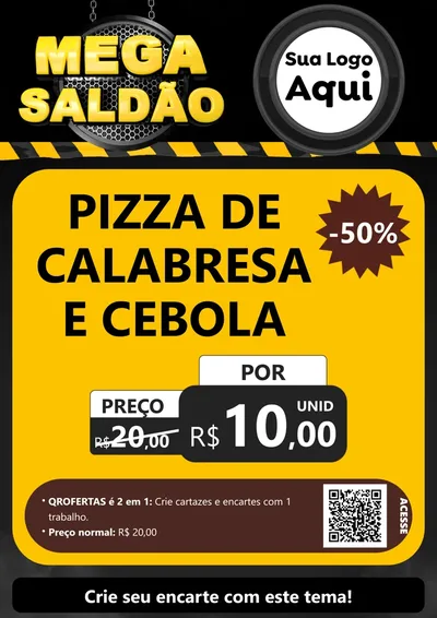 Modelo de Cartaz para Cartaz A4 Vertical