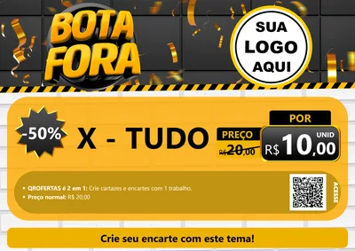 Modelo de Cartaz para Cartaz A4 Horizontal