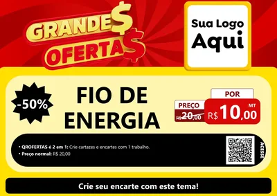 Modelo de Cartaz para Cartaz A4 Horizontal