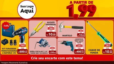 Modelo de TV para TV Horizontal com o tema A Partir de Um e Noventa e Nove - 1,99 para Maquinas e Ferramentas