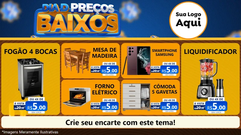 Modelo de TV para TV Horizontal com o tema Dia D Preço Baixo para Móveis e Eletro
