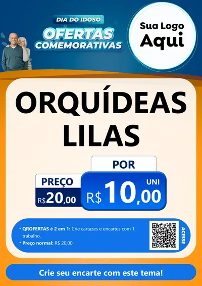 Modelo de Cartaz para Cartaz A4 Vertical com o tema Dia do Idoso