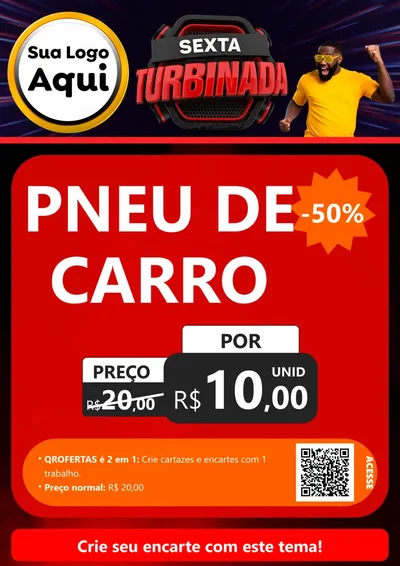 Modelo de Cartaz para Cartaz A4 Vertical