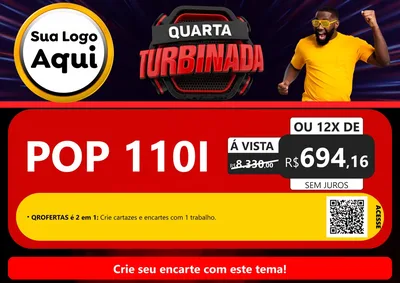 Modelo de Cartaz para Cartaz A4 Horizontal