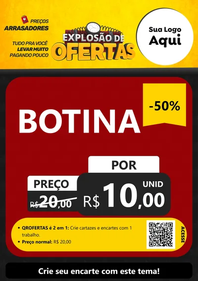 Modelo de Cartaz para Cartaz A4 Vertical