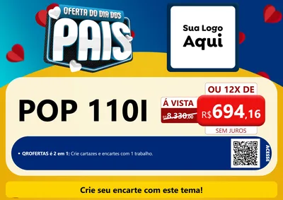 Modelo de Cartaz para Cartaz A4 Horizontal